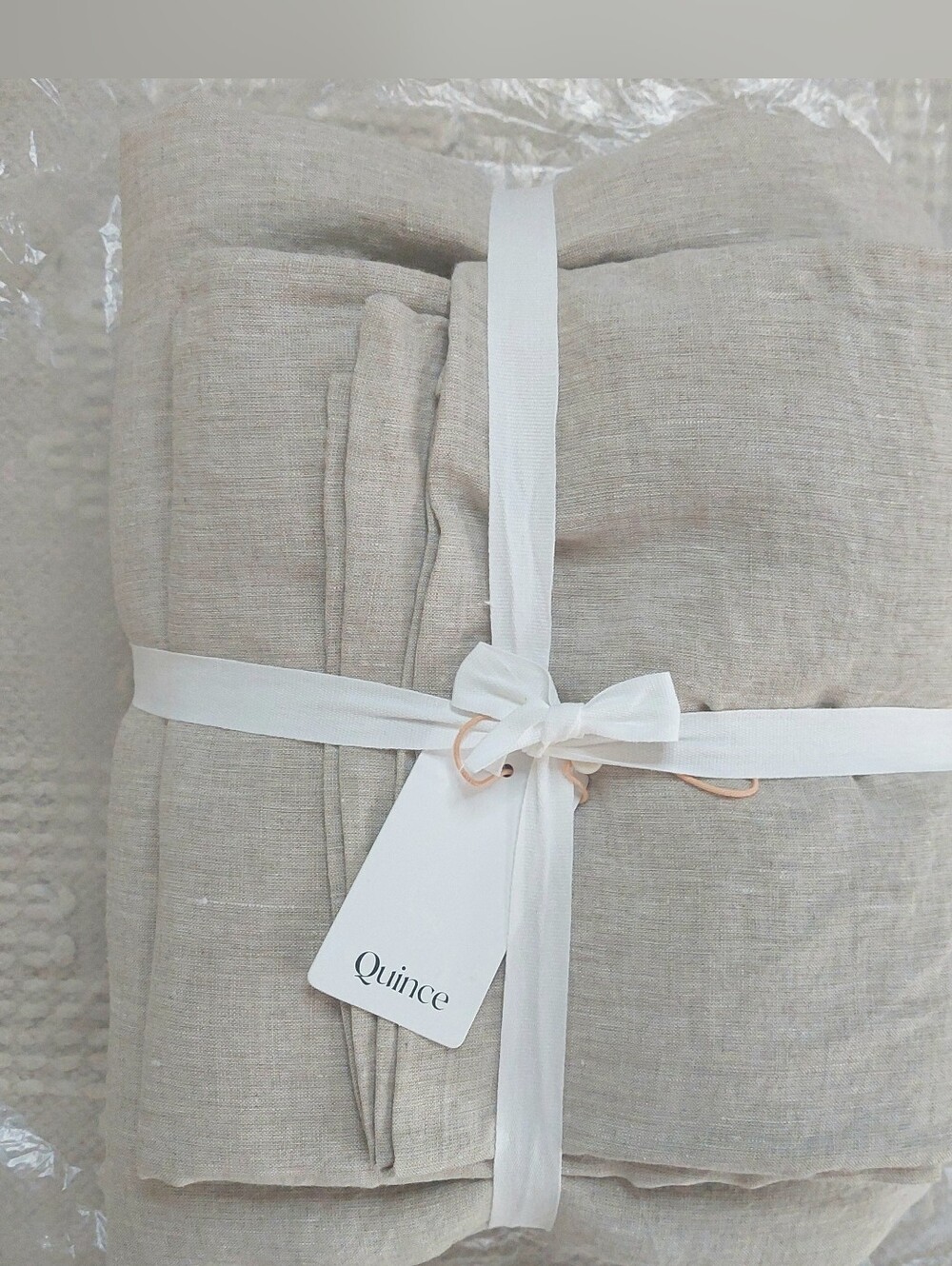NWT! Quince European Linen Chambray Duvet Cover & Shams! King/ Cal King! (111) - Picture 9 of 14
